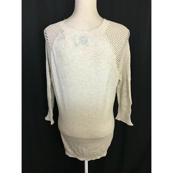 Michael Stars Solid Beige Long Sleeve Cardigan - Picture 4 of 7